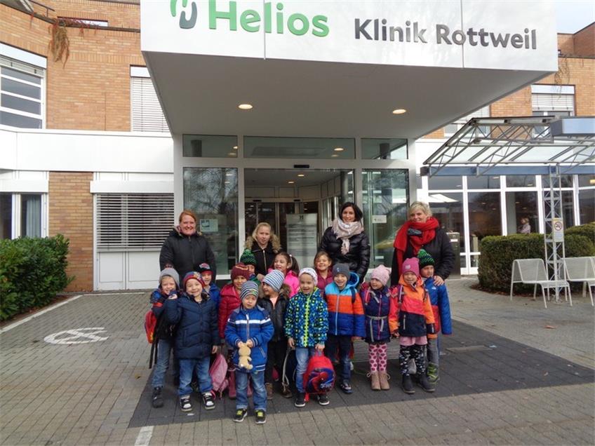 Vorschüler besuchen Helios-Klinik