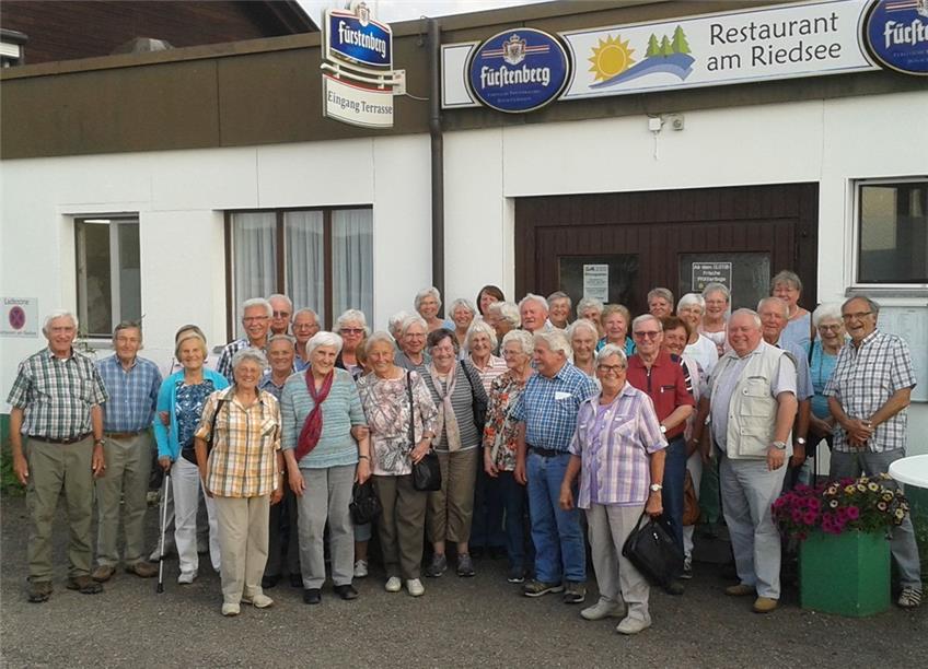 Seniorenwandergruppe Ostdorf ist im Schwarzwald unterwegs