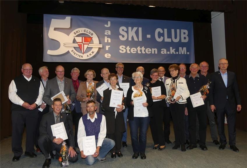 Anlässlich des 50-Jährigen: Skiclub zeichnet seine Gründungsmitglieder aus