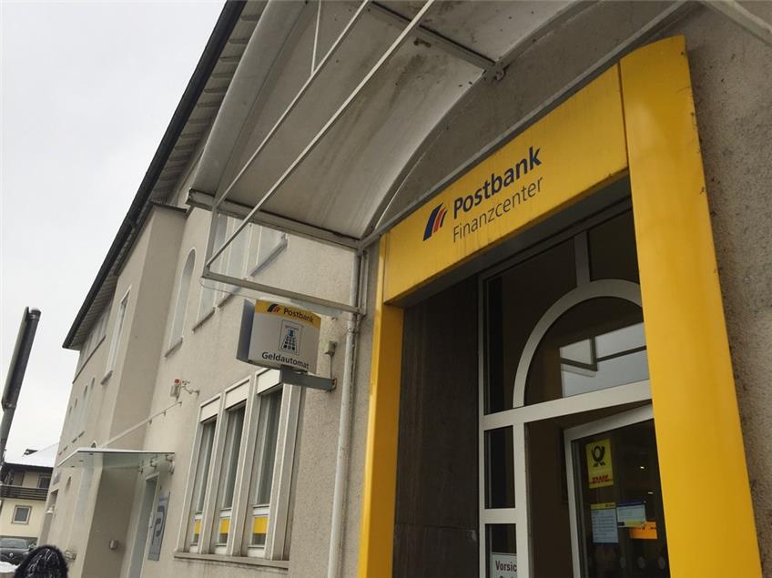 Ebinger Postbank schließt in der Poststraße