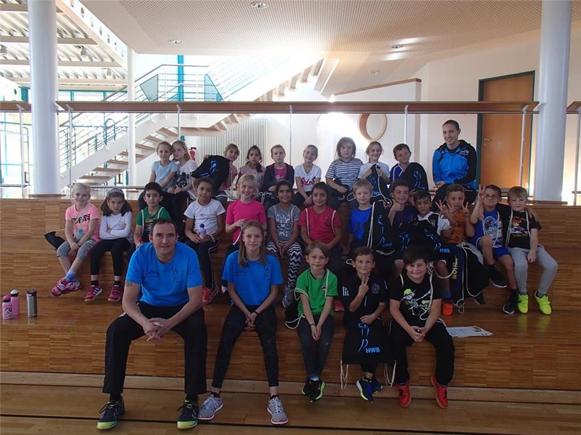 Der Handballaktionstag an der Lichtensteinschule in Bitz kommt an