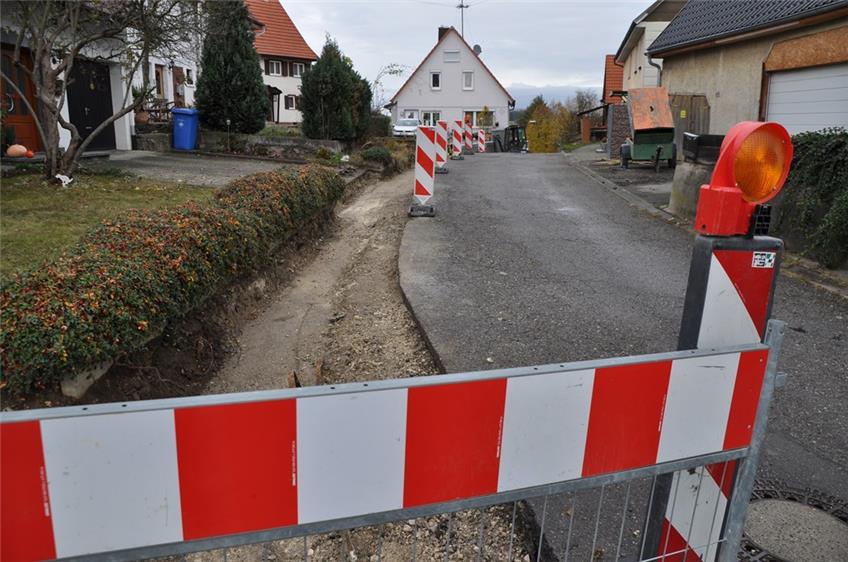 Bitzstraße in Heselwangen ist komplett gesperrt